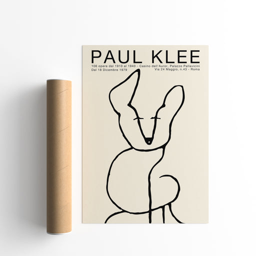 Paul Klee Dog Exhibition Poster