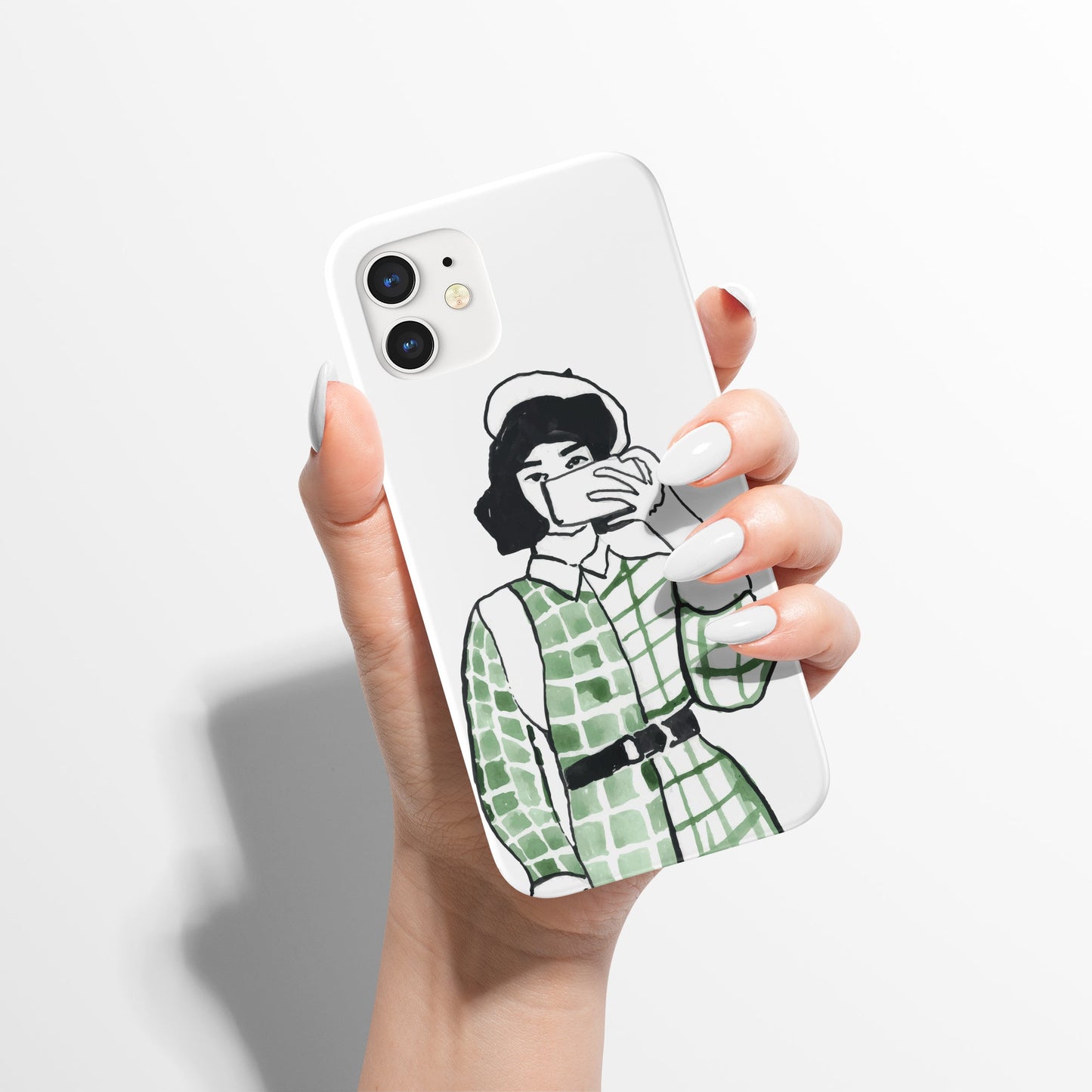 Parisian Chic Lady Fashion Vogue iPhone Case