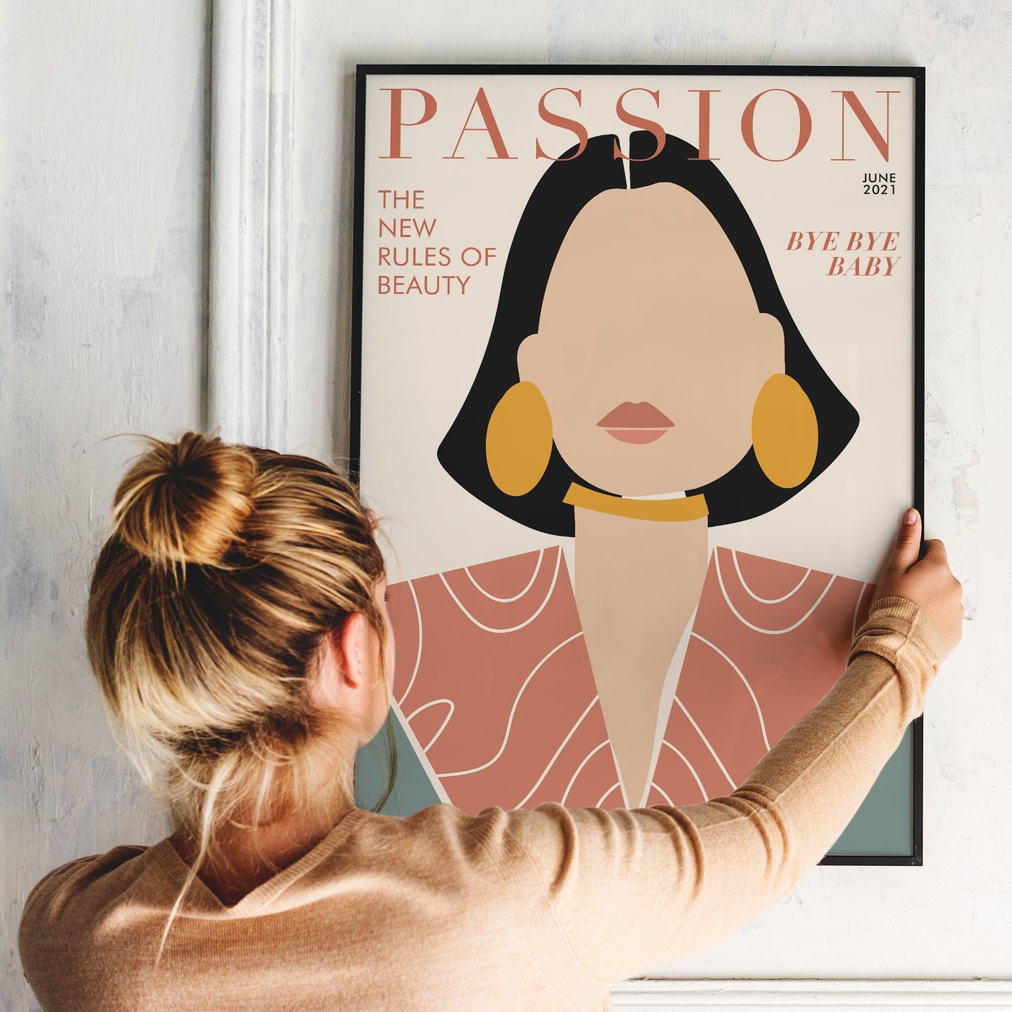 Woman's Passion Cover Poster