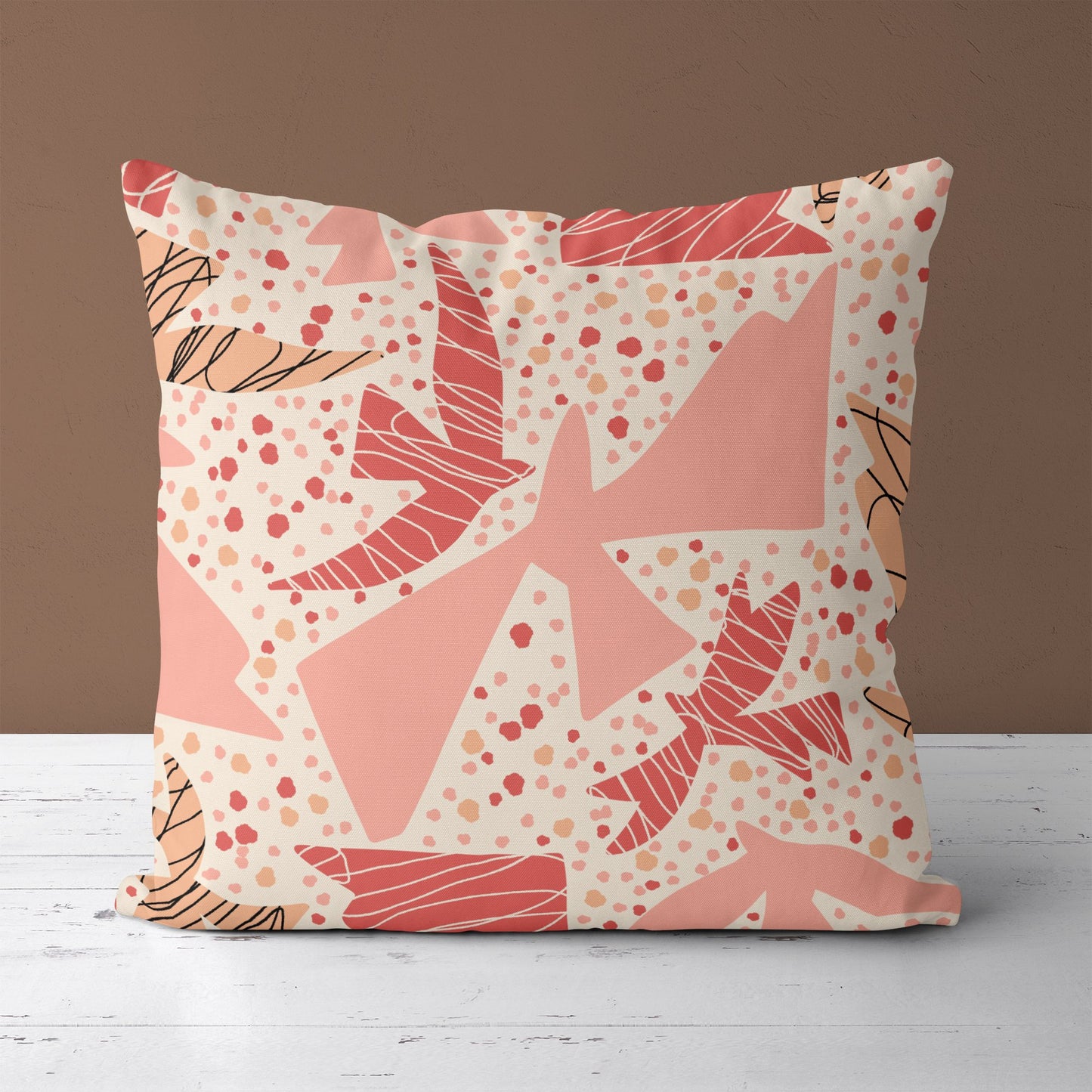 Pink Birds Pillow