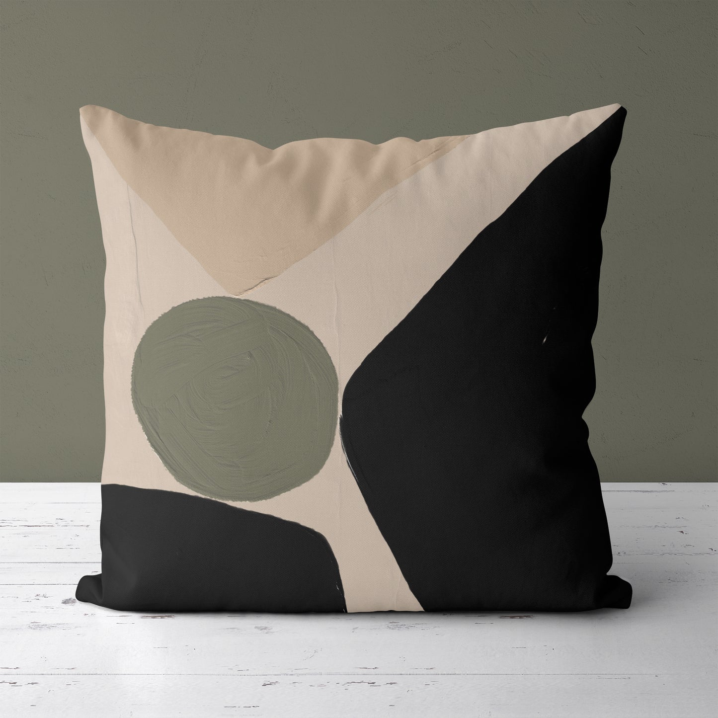 Danish Modern Design Throw Pillow