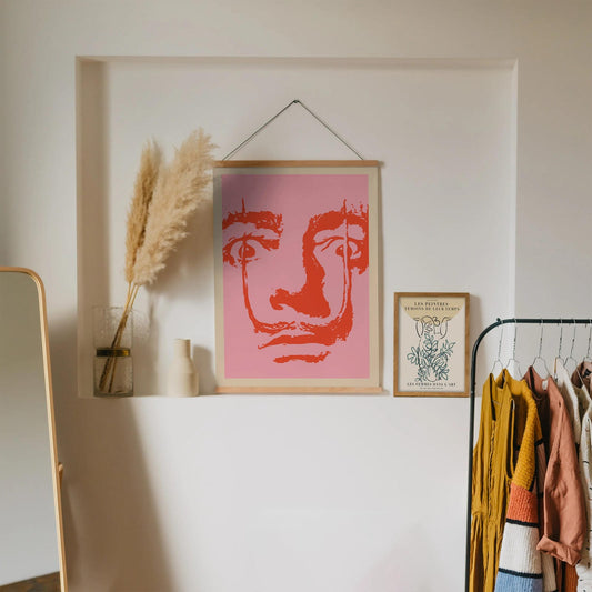 Salvador Dali Pop Art Style Poster