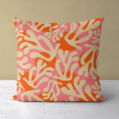 Retro Nature Throw Pillow