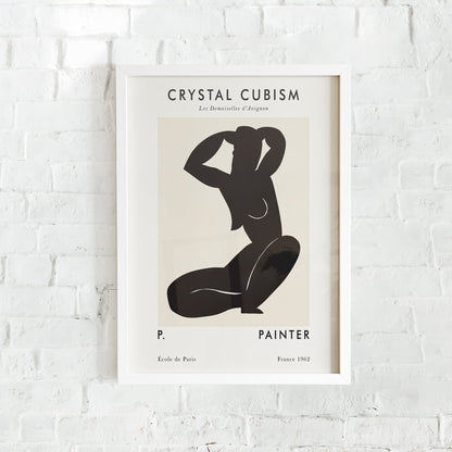 Cubism Woman Print