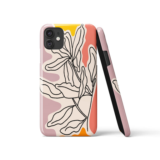 Floral Drawing iPhone Case 2