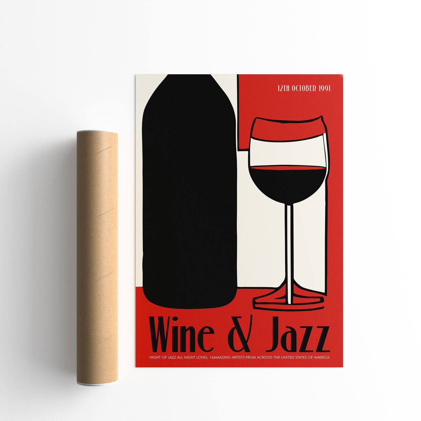 Red Wine & Jazz Festival Poster