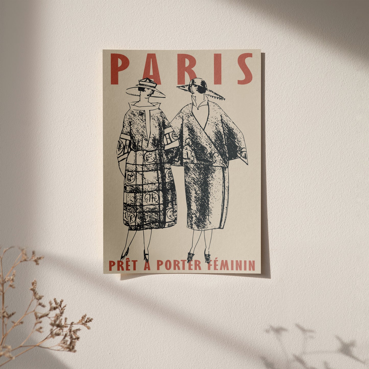 Paris Fashion Retro Poster