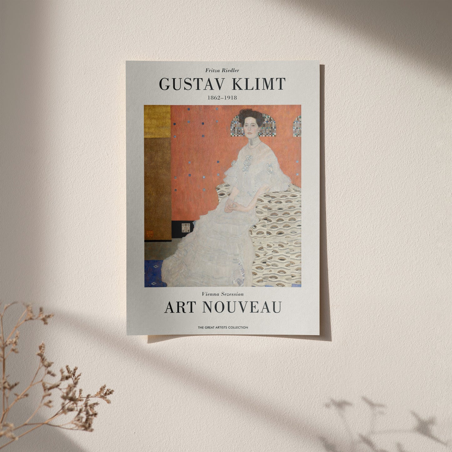 Gustav Klimt, Fritza Riedler Poster