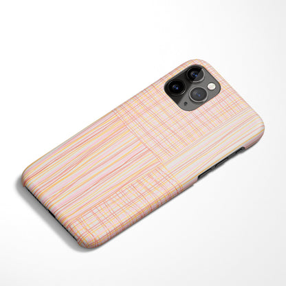 Pink Drawing iPhone Case