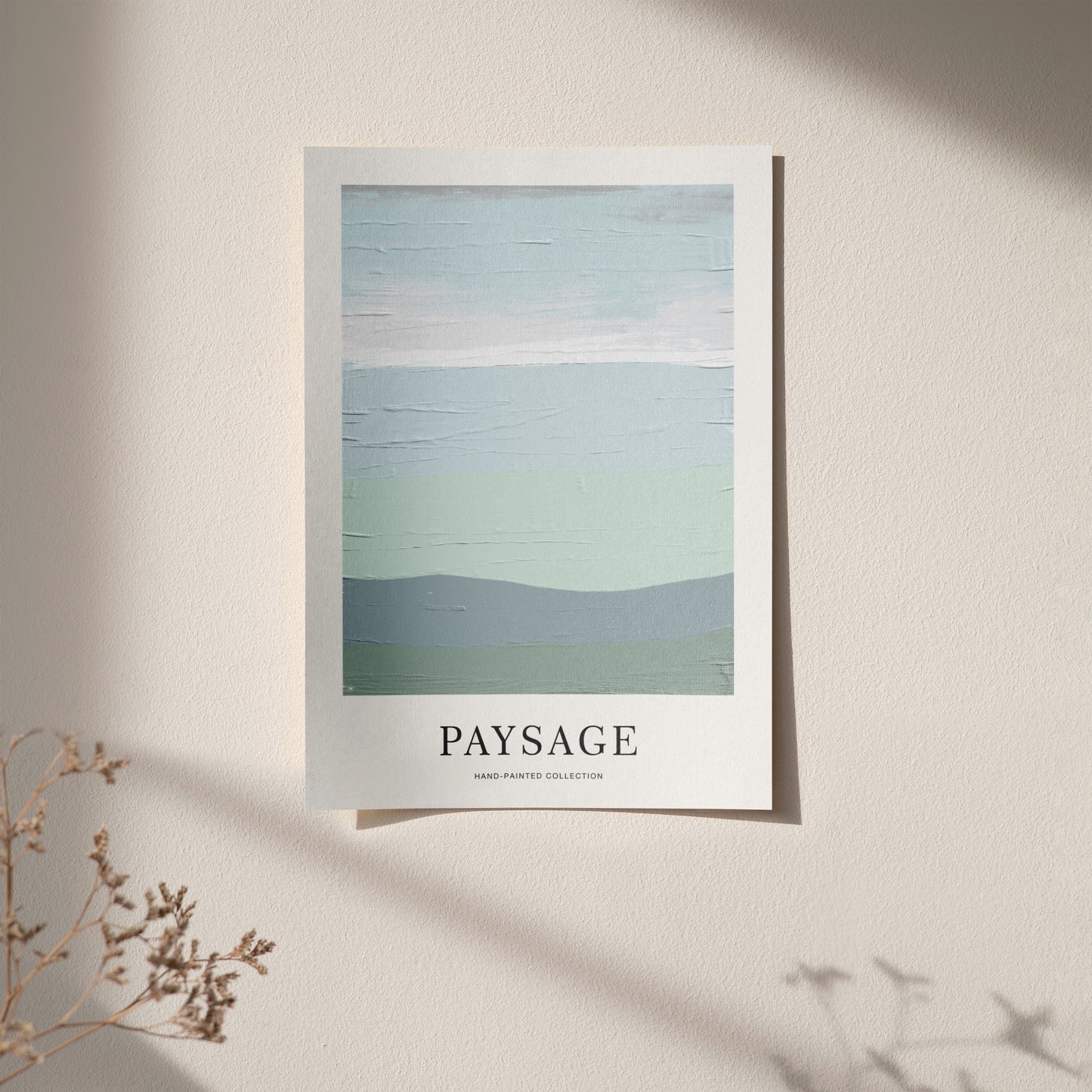 Paysage No3 Hand Painted Artistic Poster