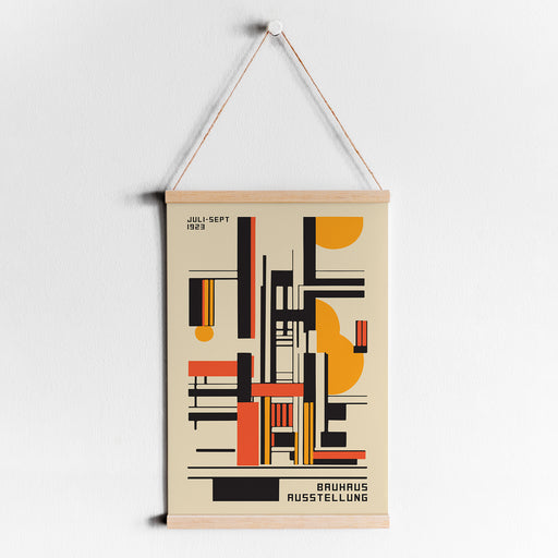 Retro Bauhaus Architecture Poster