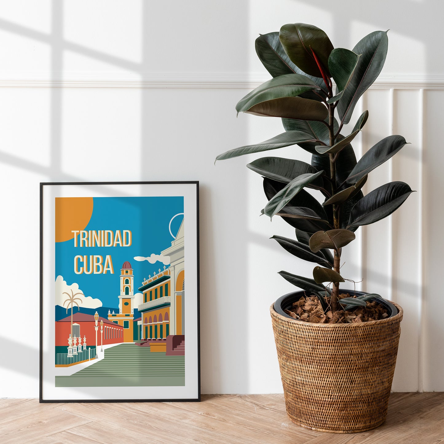 Trinidad Cuba Travel Poster