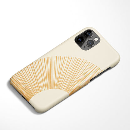 Mid Century Sun iPhone Case