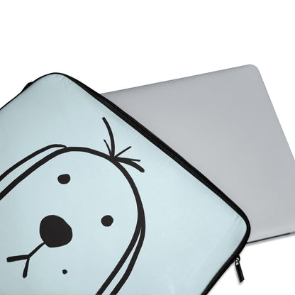 Blue Dog Minimalist - Laptop Sleeve