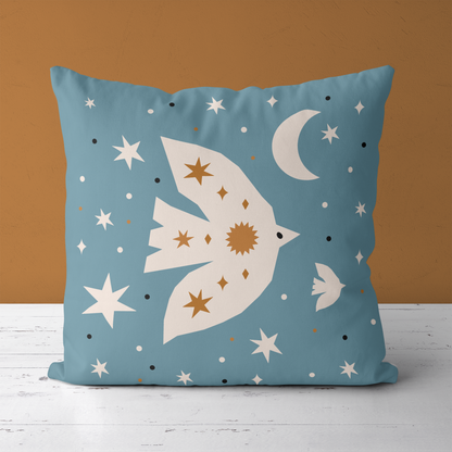 White Dove Throw Pillow