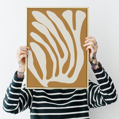 Paper Leaf Cut-Outs Poster