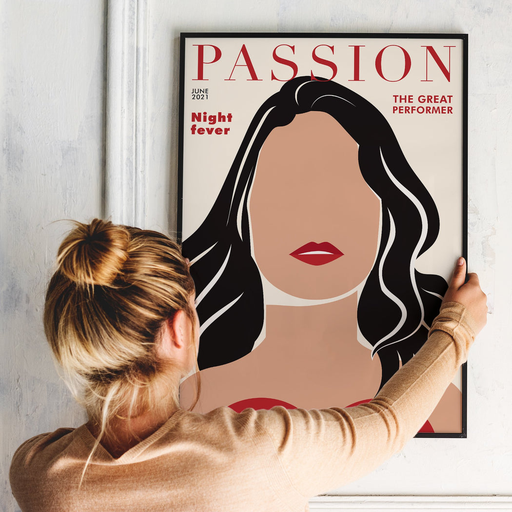 Woman's Passion Cover Print