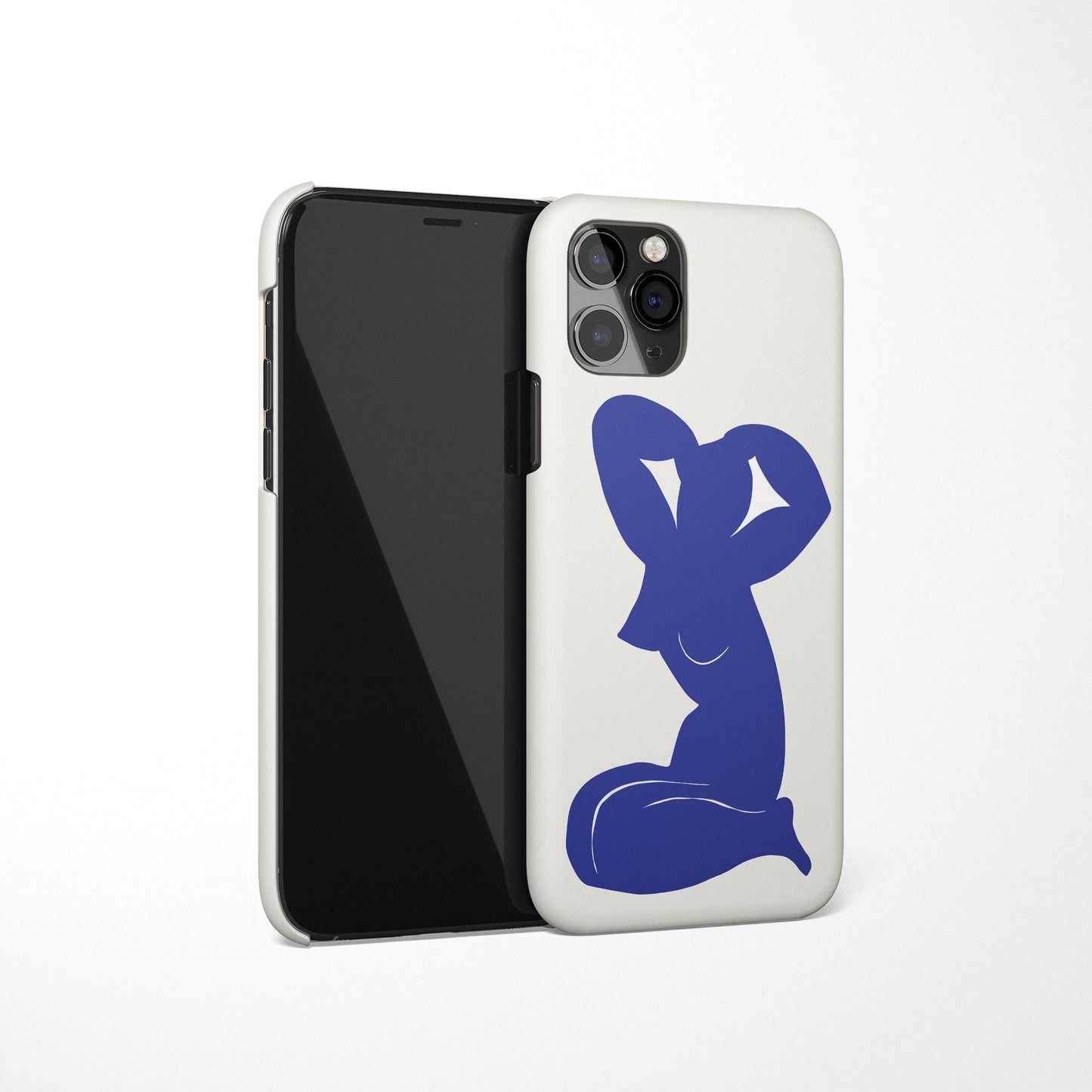 Nude Blue Woman iPhone Case