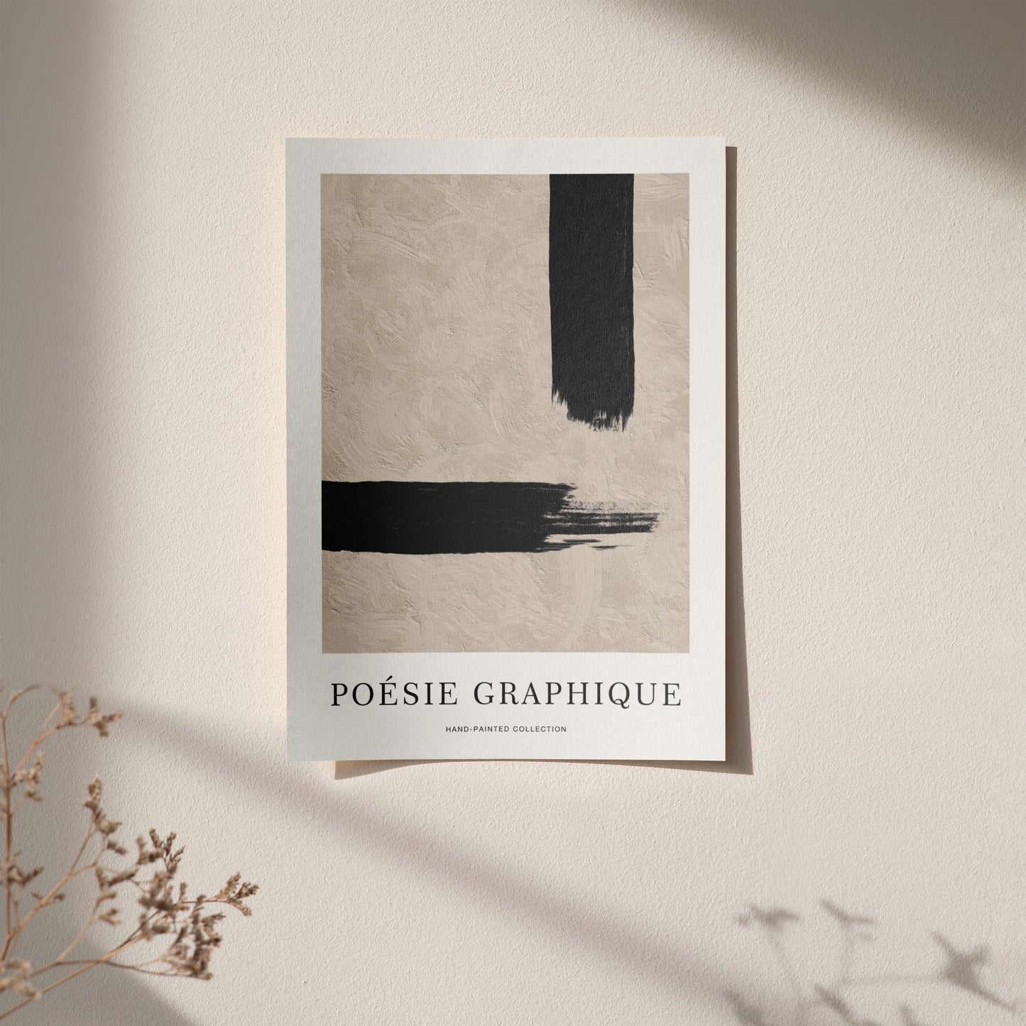 Poésie Graphique Modern Poster