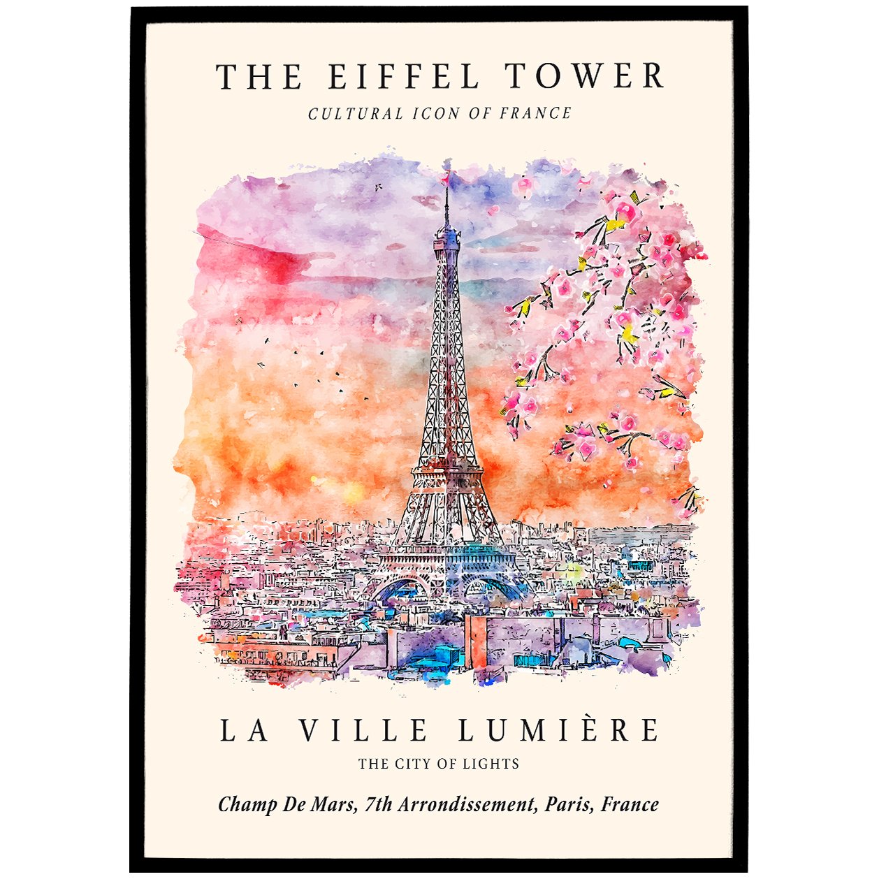 Paris Travel Poster