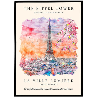 Paris Travel Poster