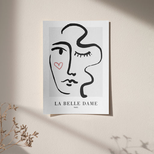 La Belle Dame, Paris Woman Poster