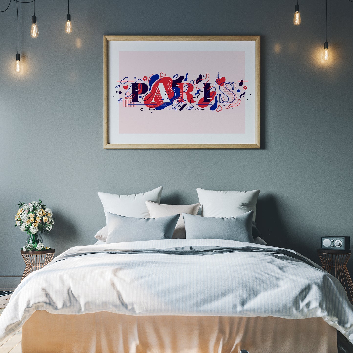 Contemporary Paris Horizontal Print