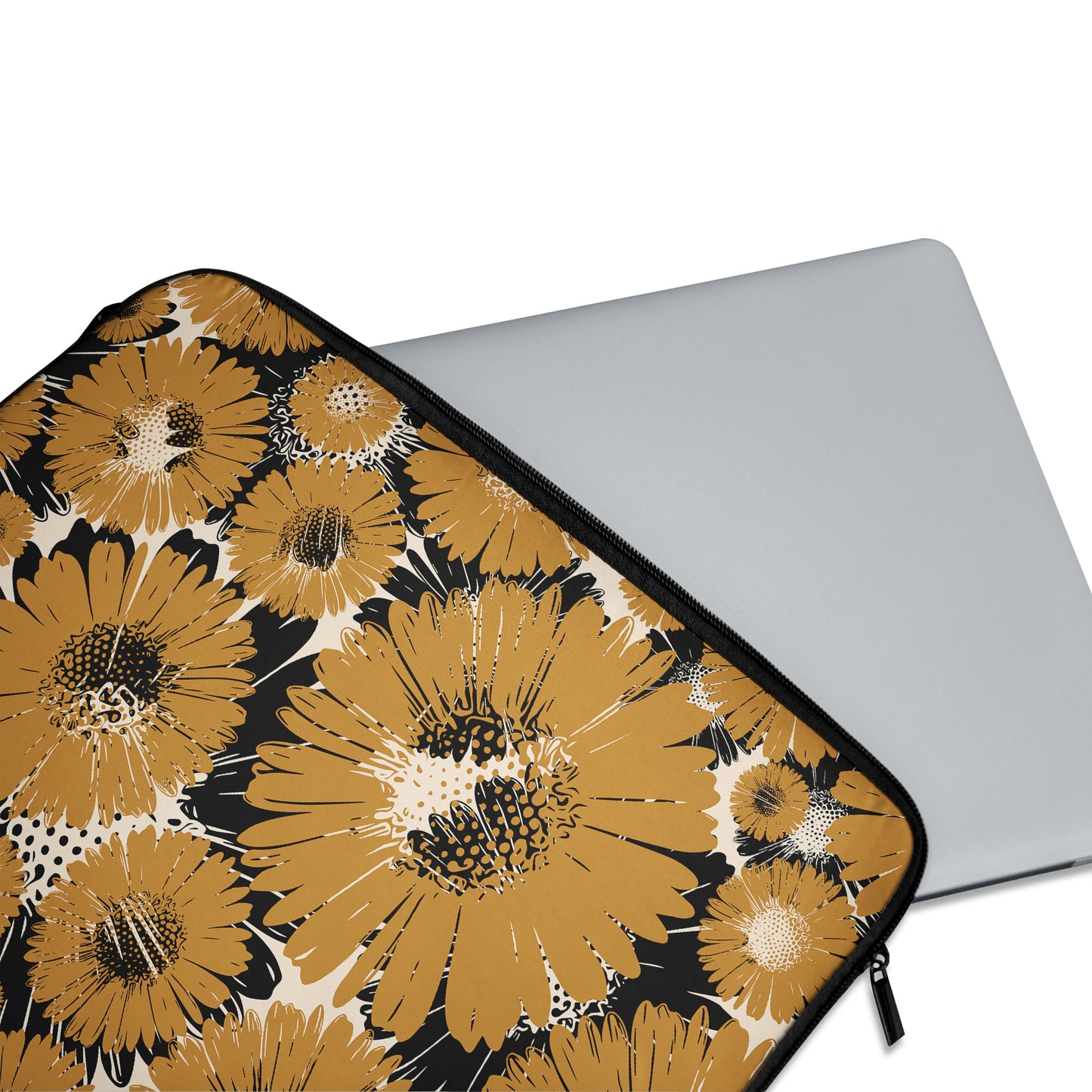 Retro Floral Pattern- Laptop Sleeve