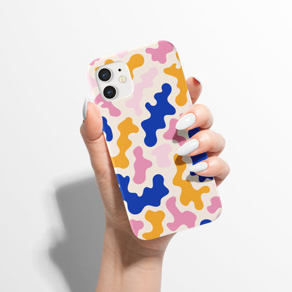 Abstract Modern Swirl Pattern iPhone Case