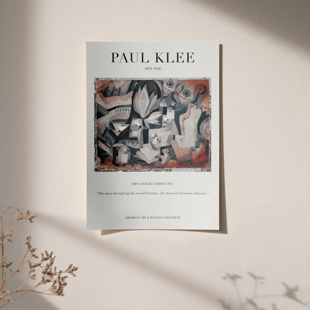 P. Klee, Dry Cooler Garden (1921) Poster