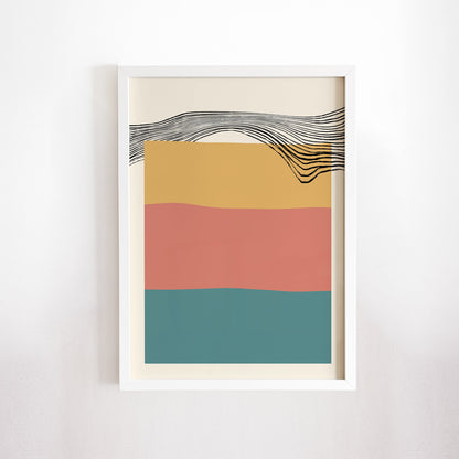 Abstract Shapes Art Print