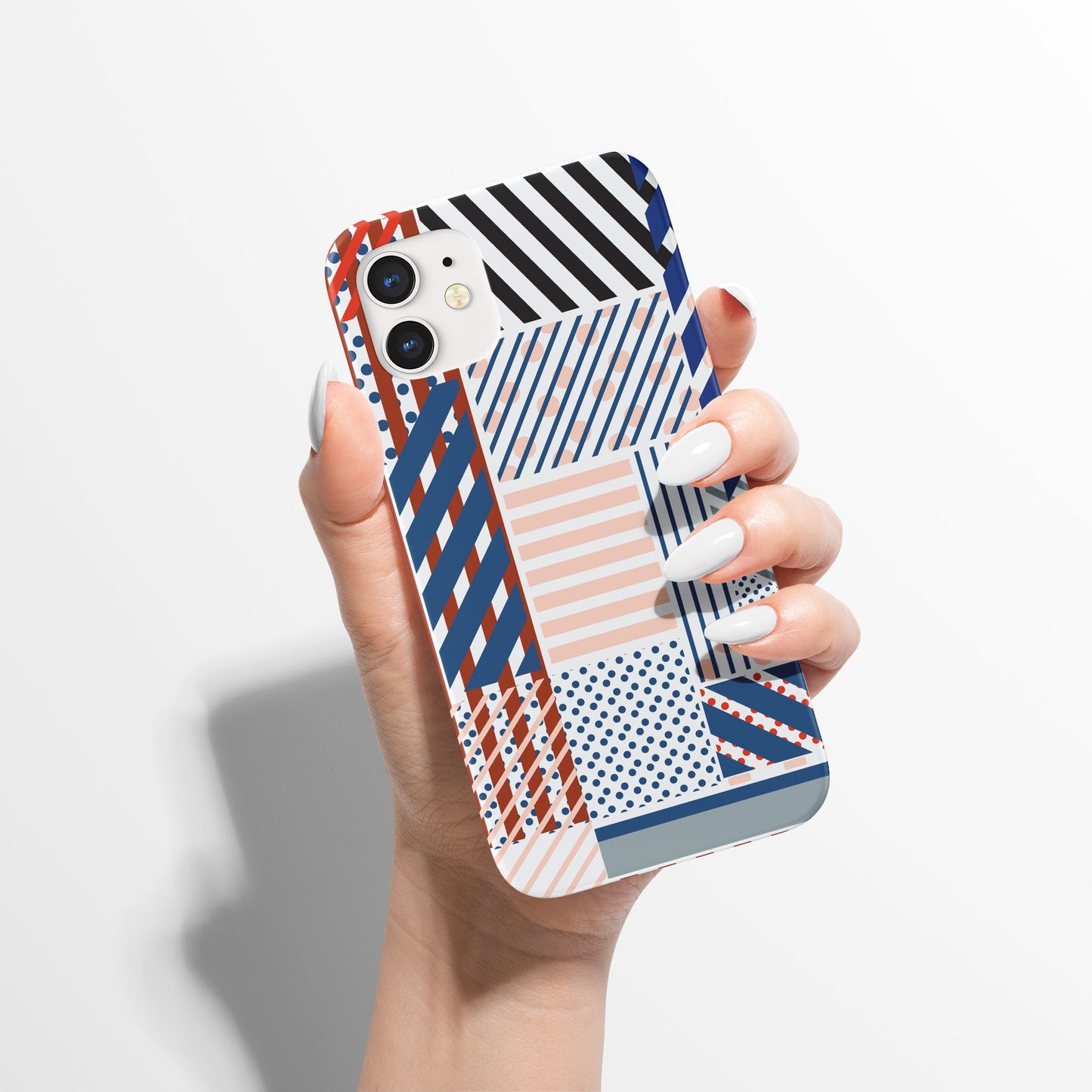 Modern Bauhaus Pattern iPhone Case