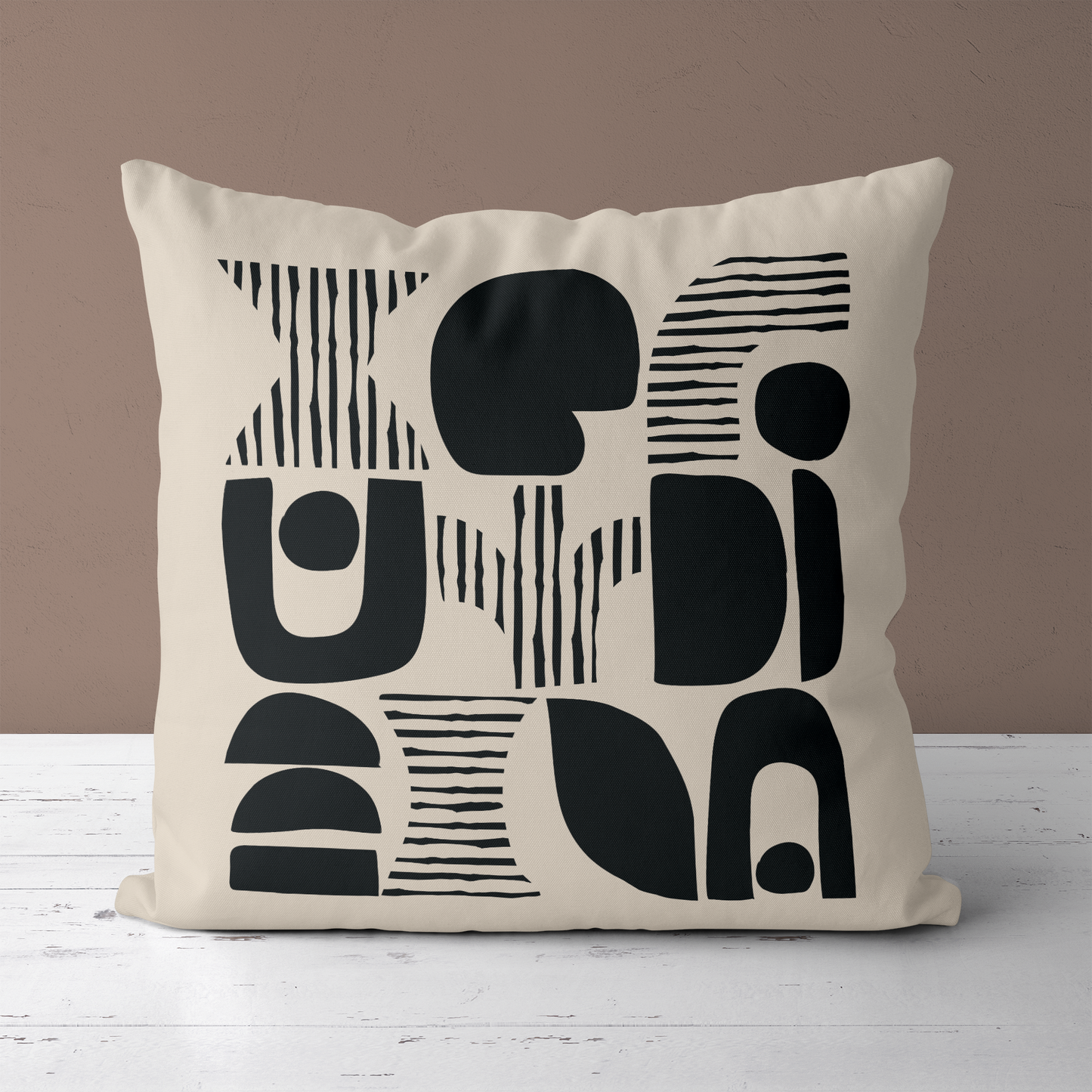 Bauhaus Modern Art Throw Pillow