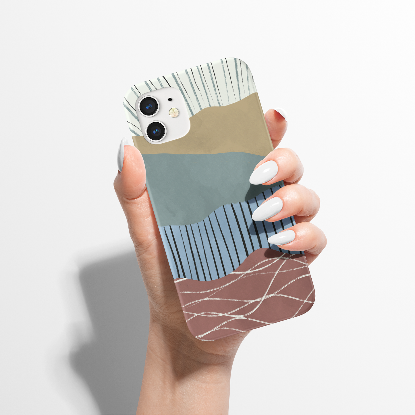 Abstract Landscape, Gift for Him iPhone Case