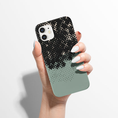 Mint Modern Bauhaus Art iPhone Case