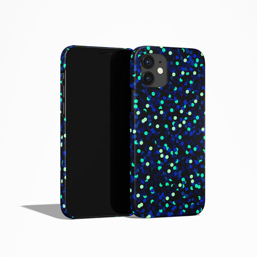 Blue Dots Abstract iPhone Case