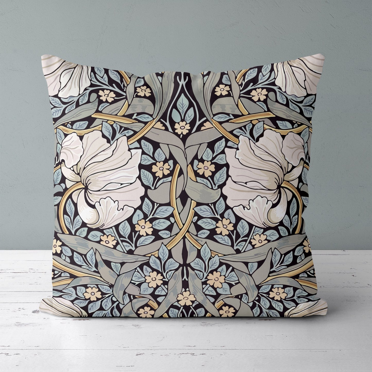 Throw Pillow with Morris Art