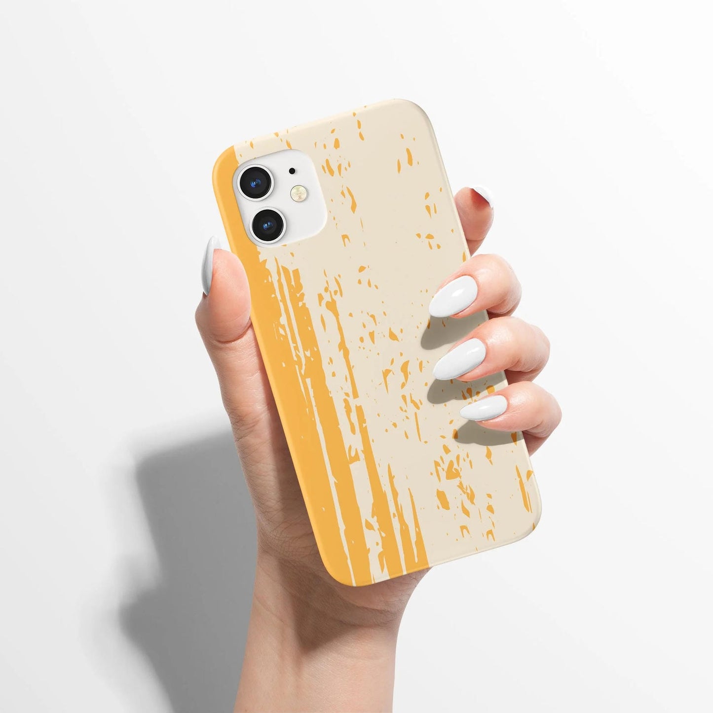 Yellow Mid Century Modern iPhone Case