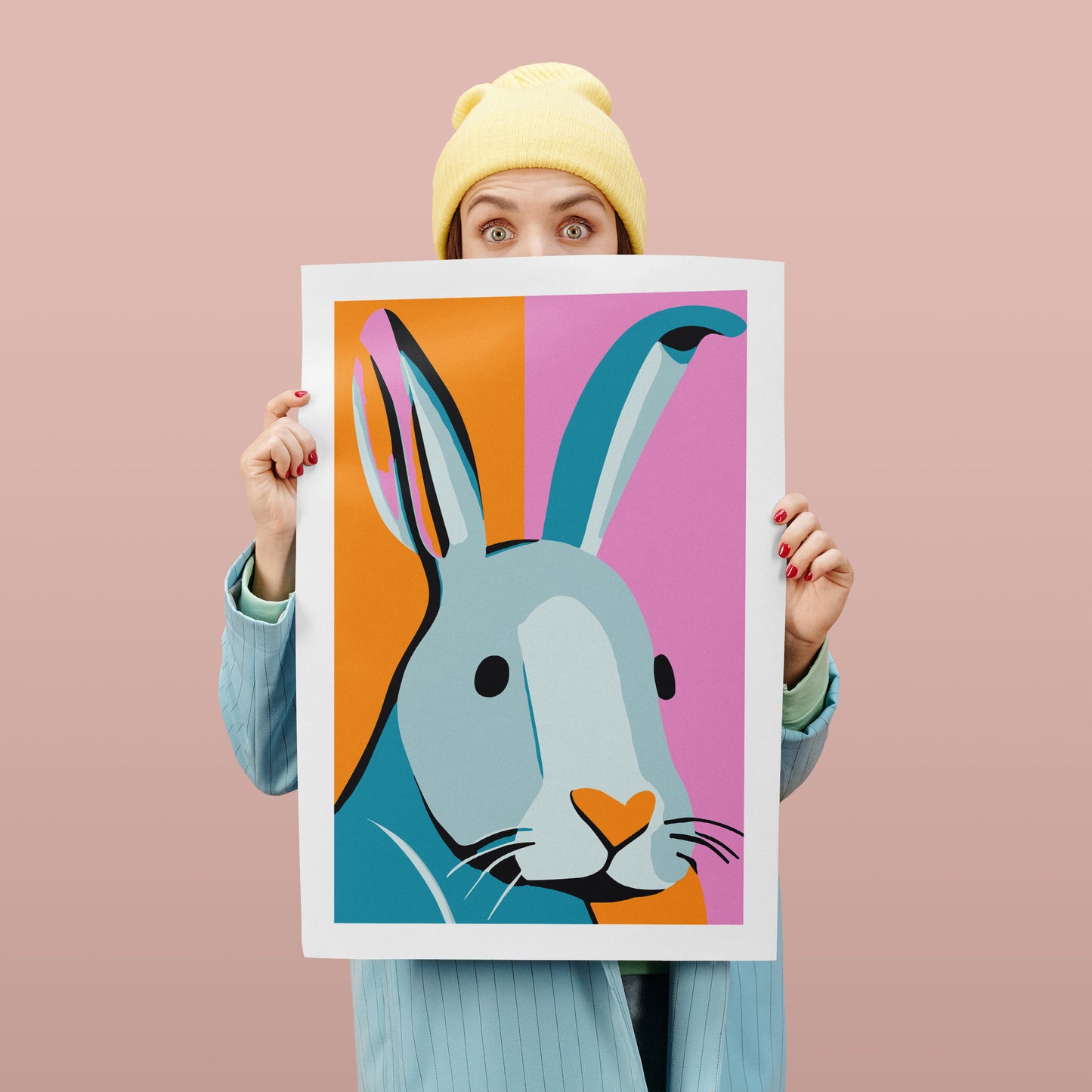 Easter Bunny Nursery Poster