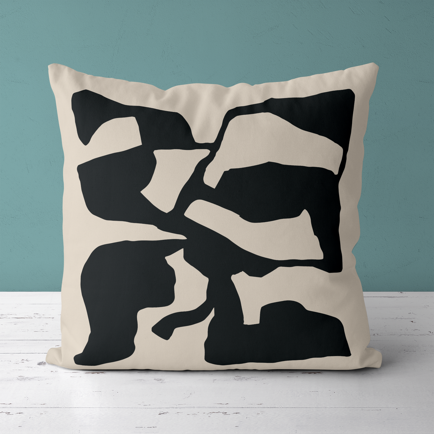 Contemporary Modern Art Throw Pillow