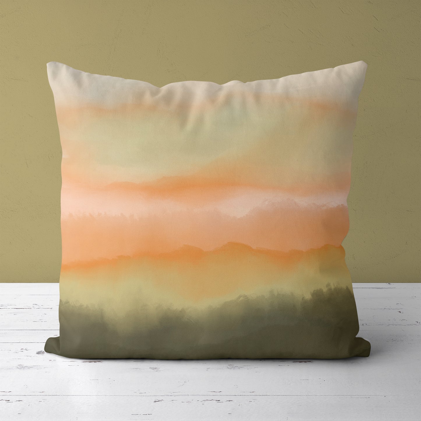 Break in the Weather Modern Art Throw Pillow