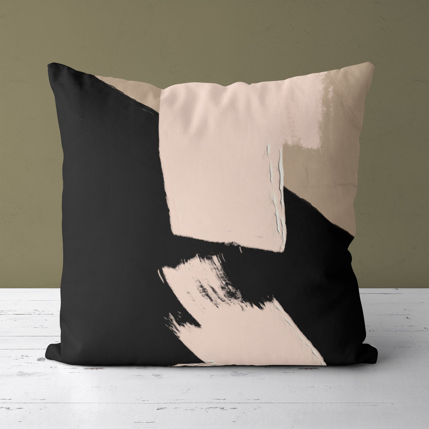 Geometric Abstract Art Throw Pillow