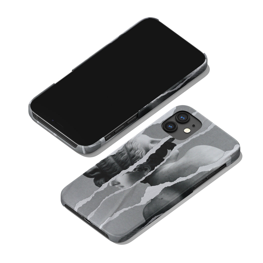 B&W Woman Collage iPhone Case