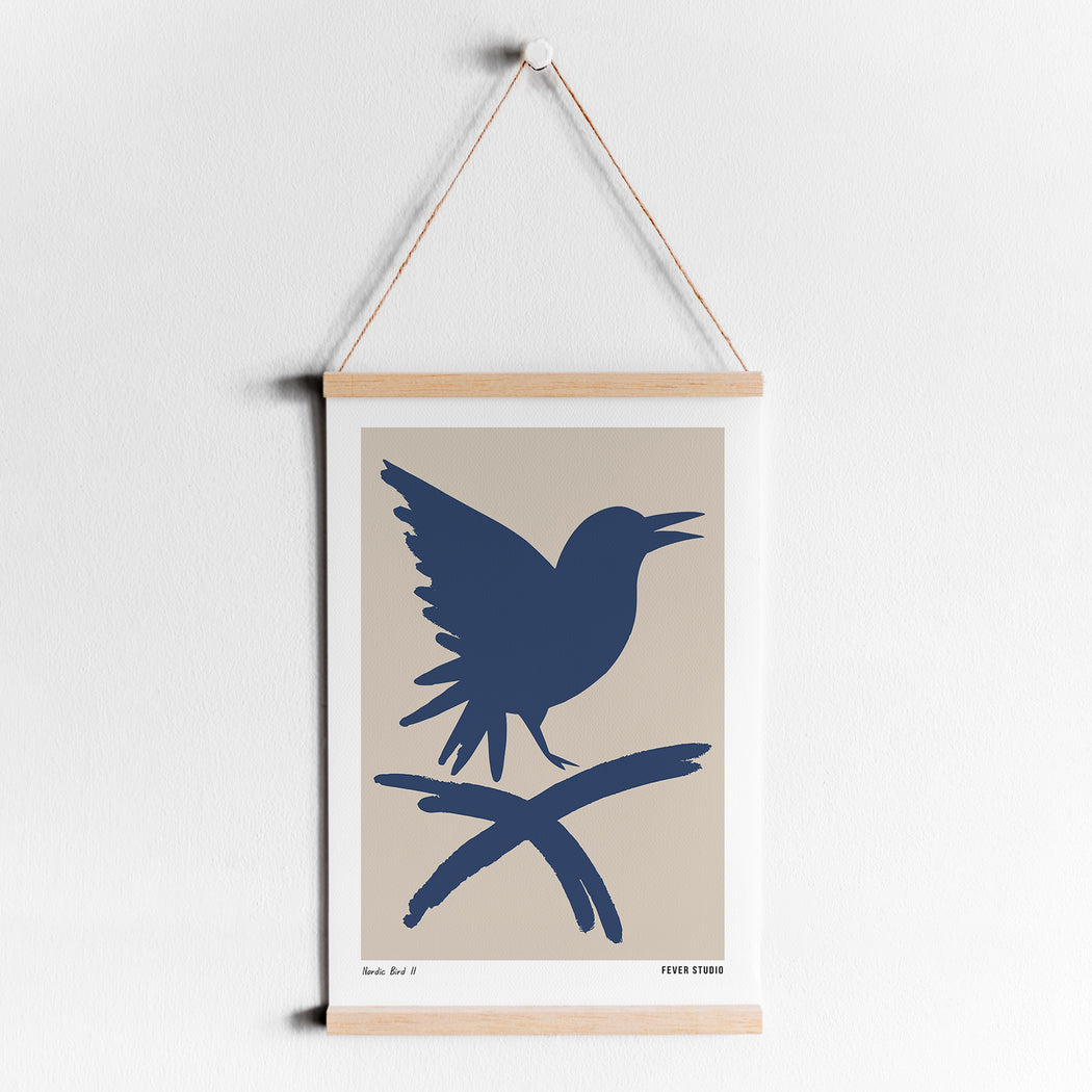 Nordic Bird II Art Print