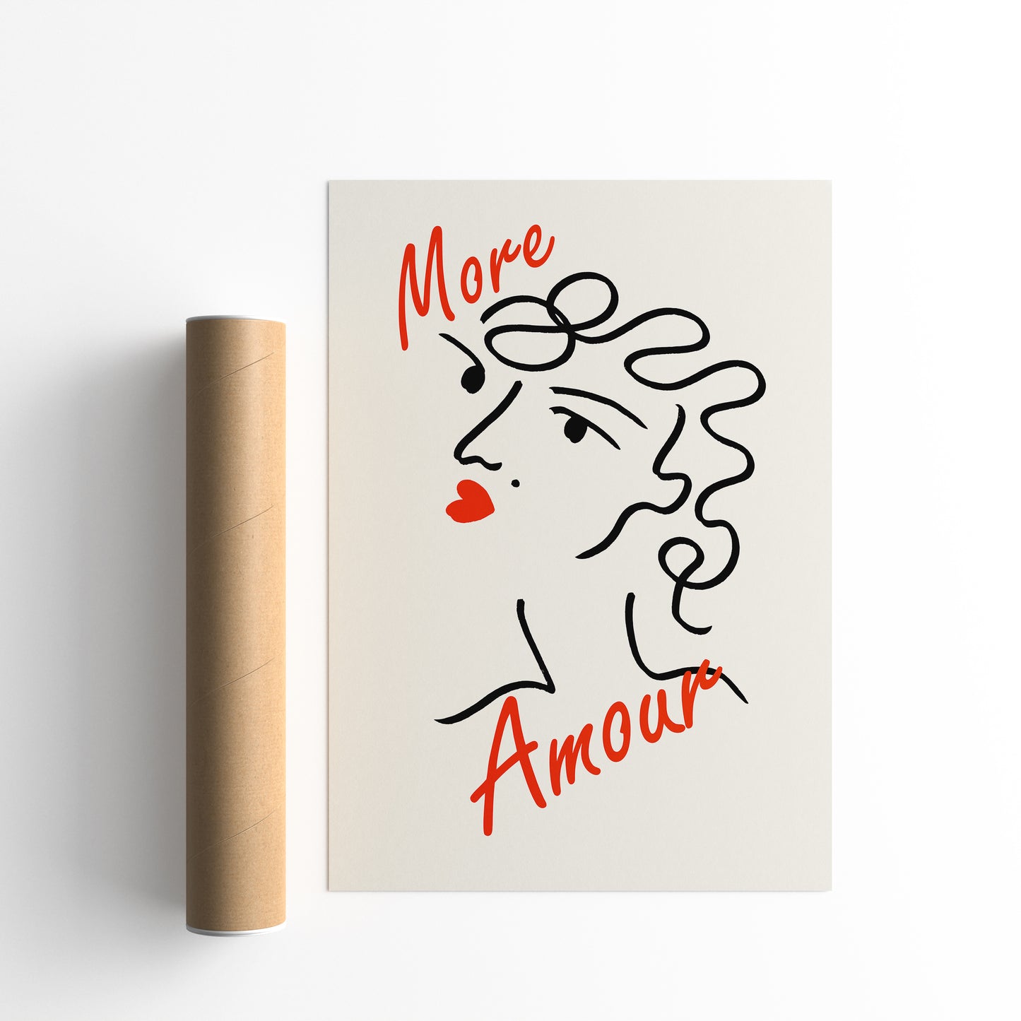 More Amour Woman Art Print