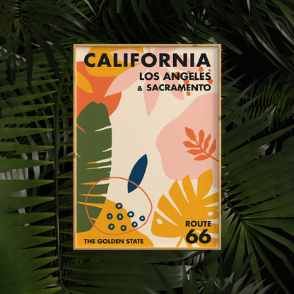 California Destination Poster