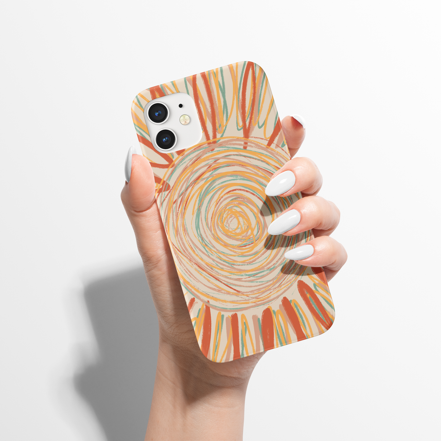 Colorful Hippie Sunflower Nature iPhone Case