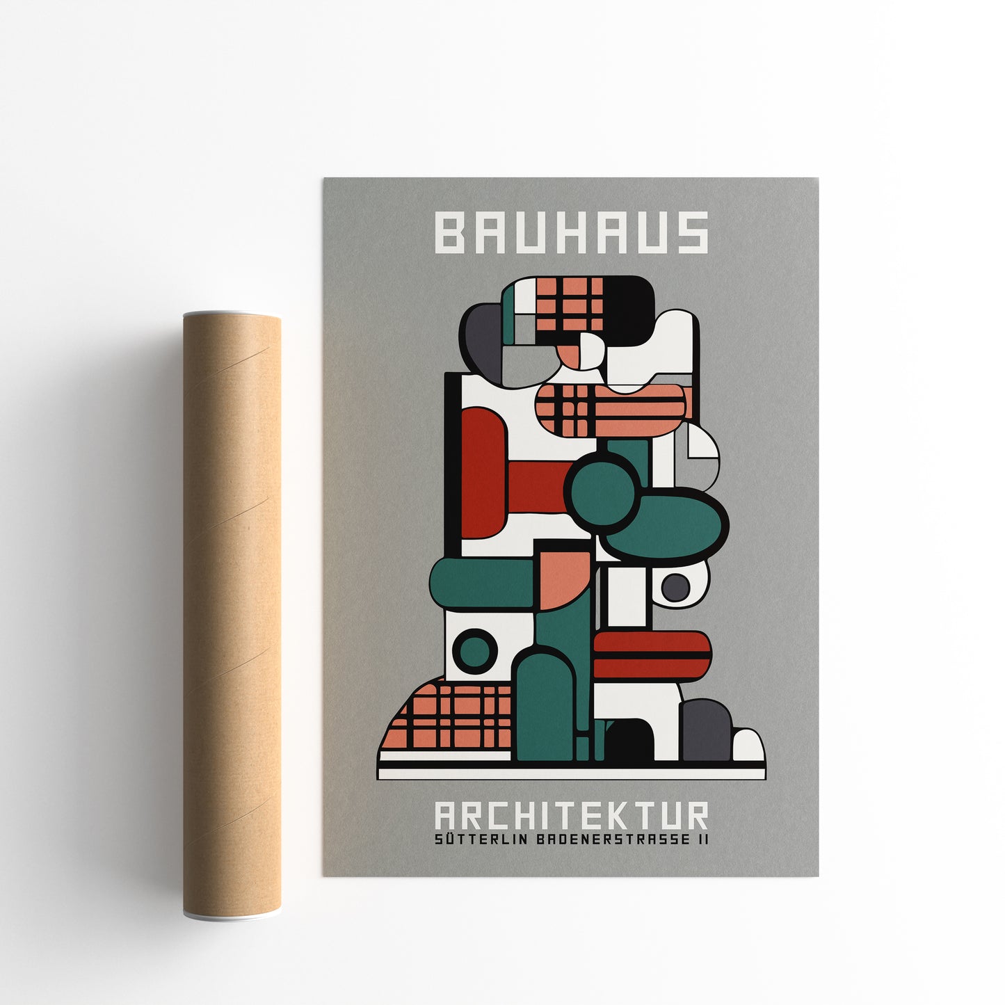 Grey Bauhaus Architektur Poster