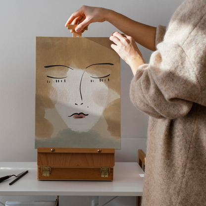 Pippi Longstocking Woman Inspired Canvas Print