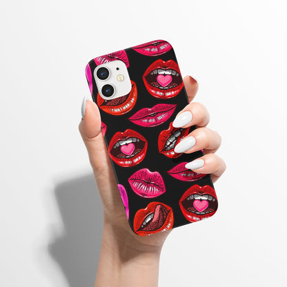 Pop Art Andy Warhol Lips iPhone Case